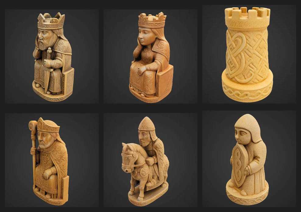MeshyのCeltic King Chess